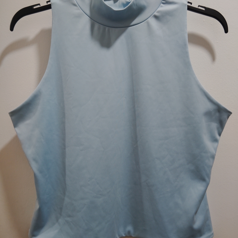 NWOT Light Blue NOBO Sleeveless Women's Crop Top